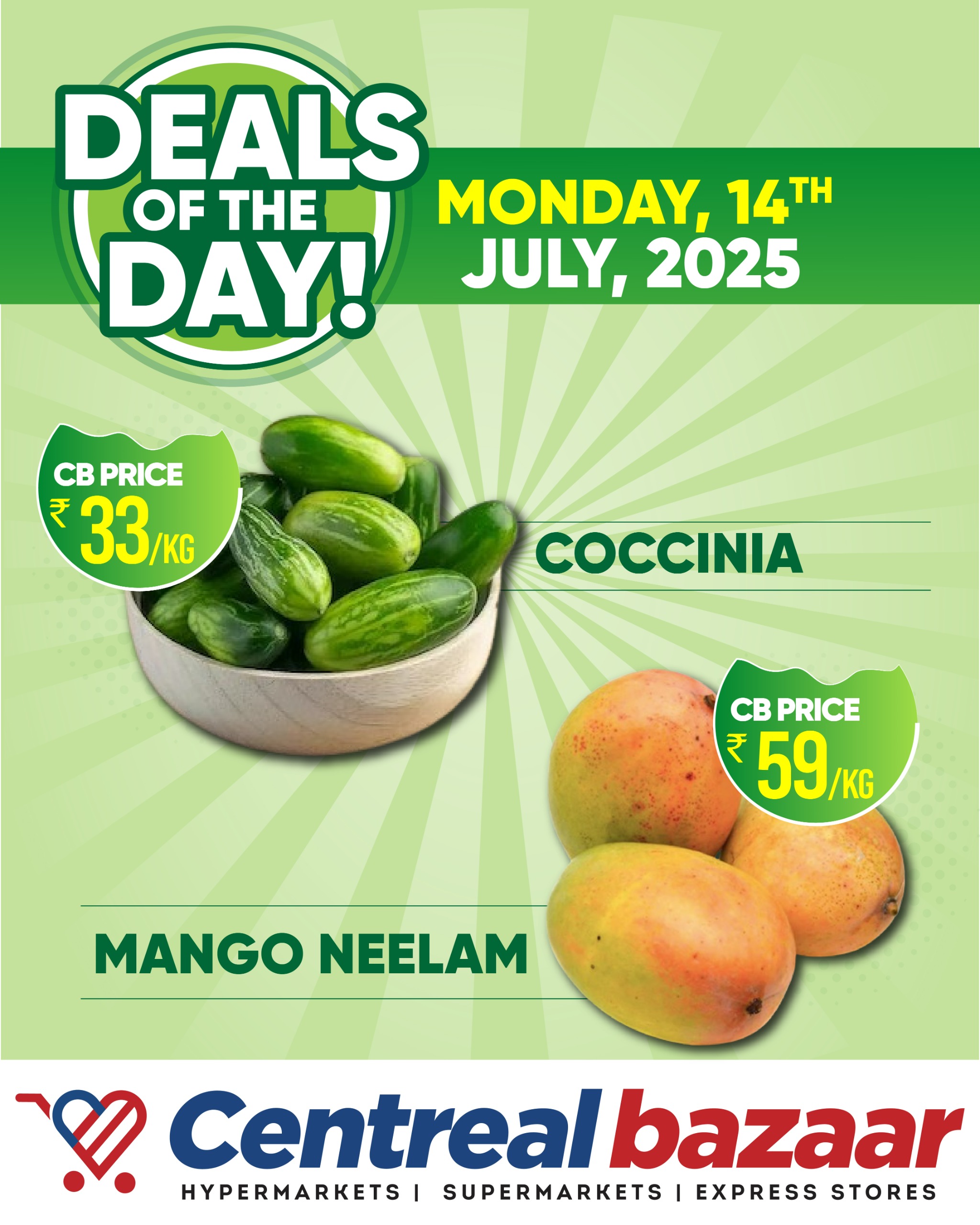 Deals Of The Day @ Centreal Bazaar!