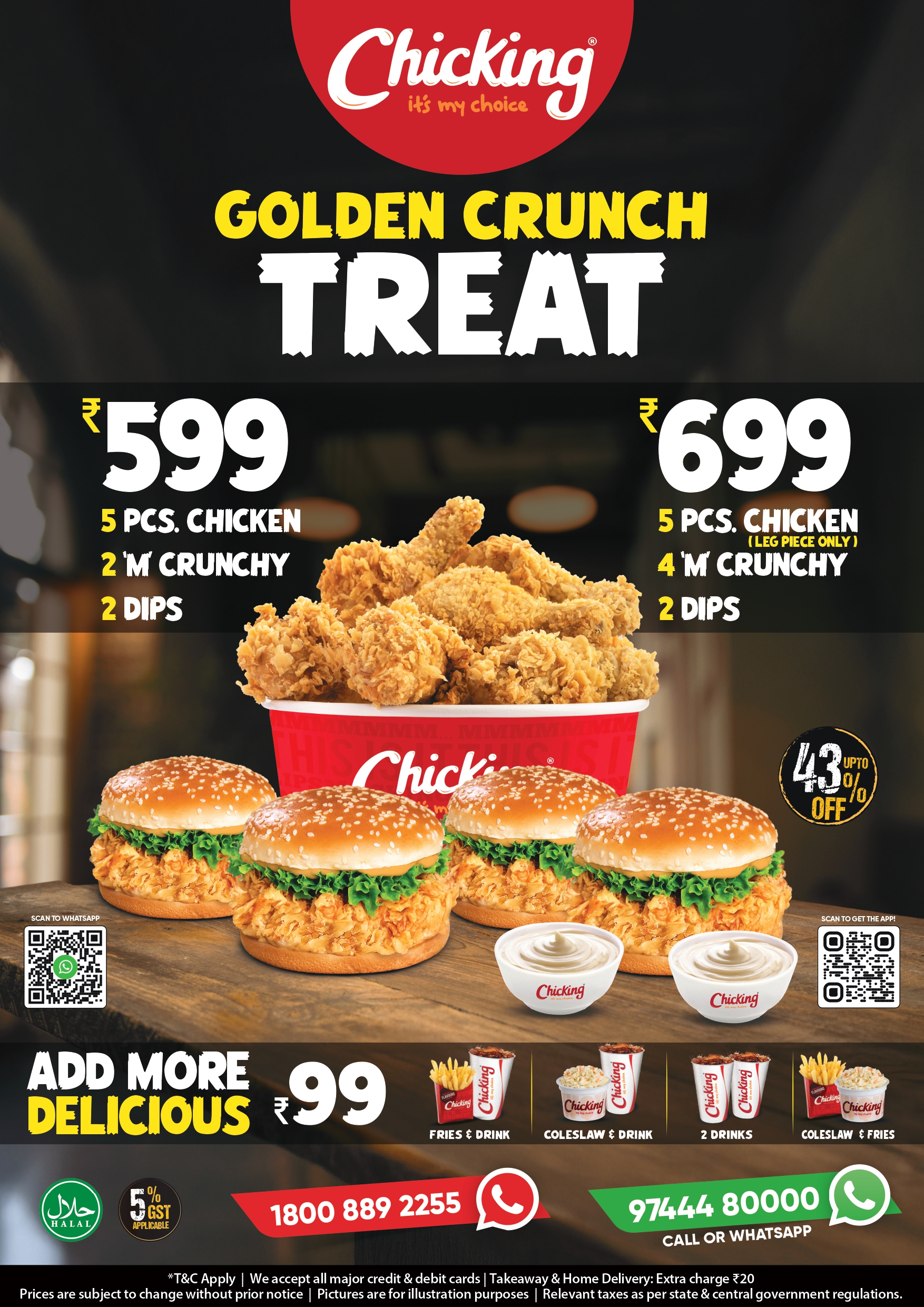 Chicking Golden Crunch Treat Offer