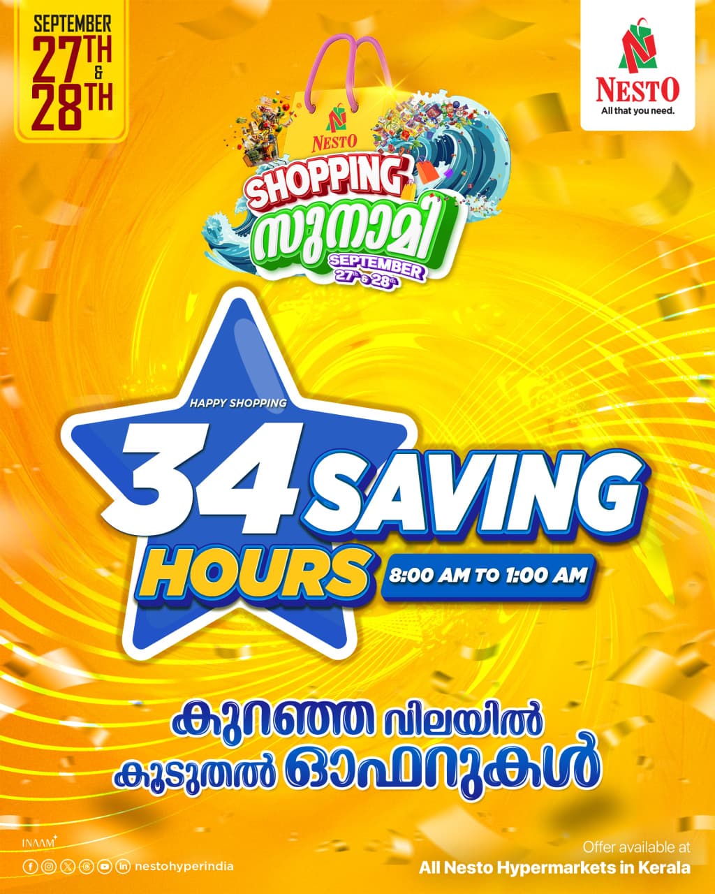 34 Hours of Non-Stop Shopping & Savings! 🛒