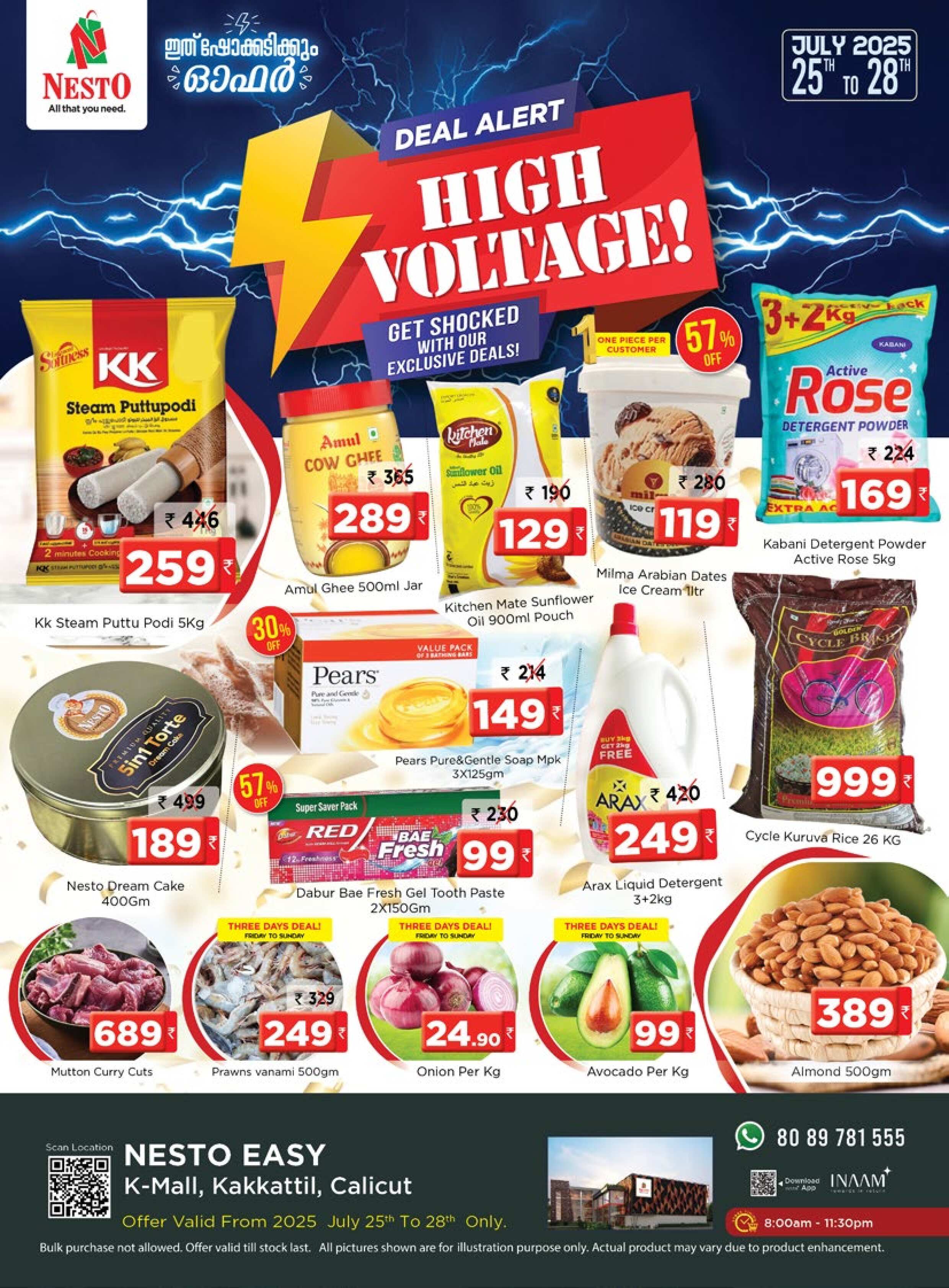 High Voltage Deals at Nesto Easy, Kakkattil