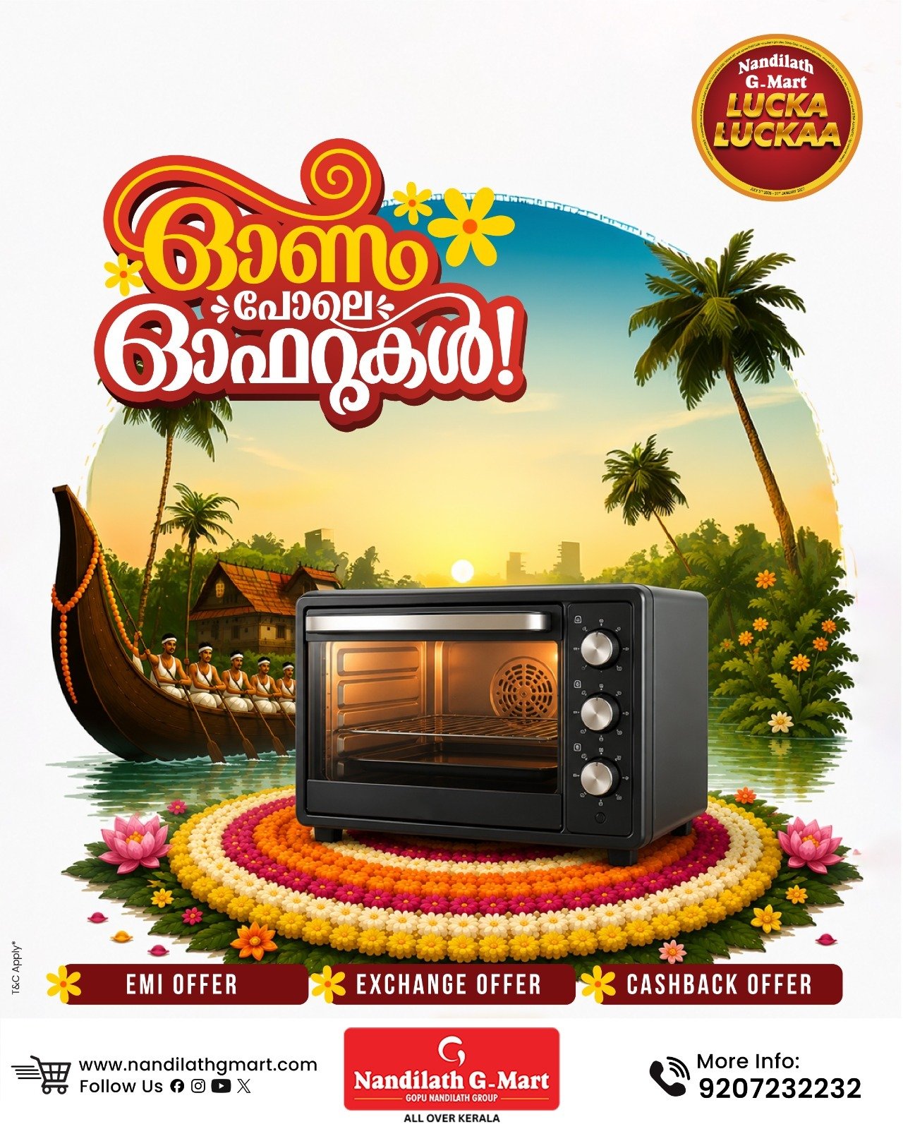 Nandilath G-Mart Onam Offers